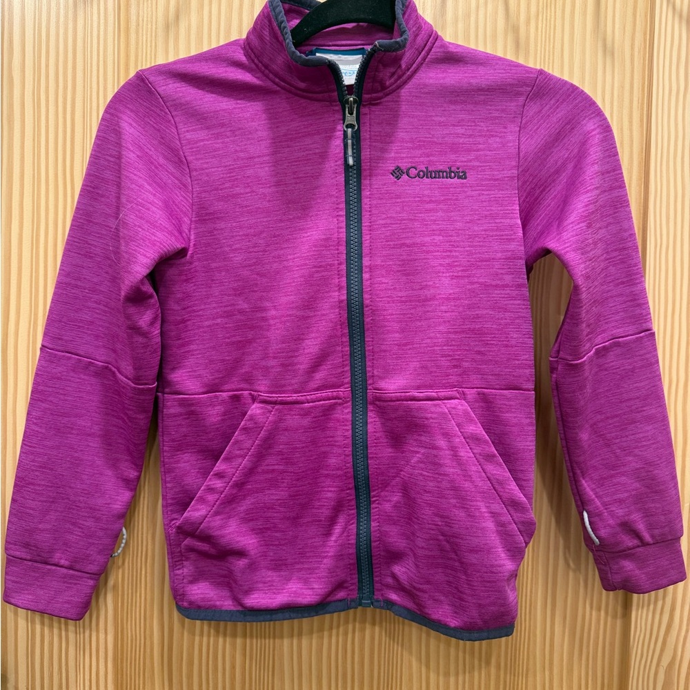 Columbia Kids' Purple Full-Zip Sweatshirt